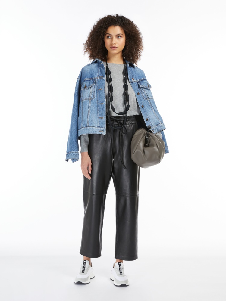 Large leather Pasticcino Bag , kaki | Weekend Max Mara
