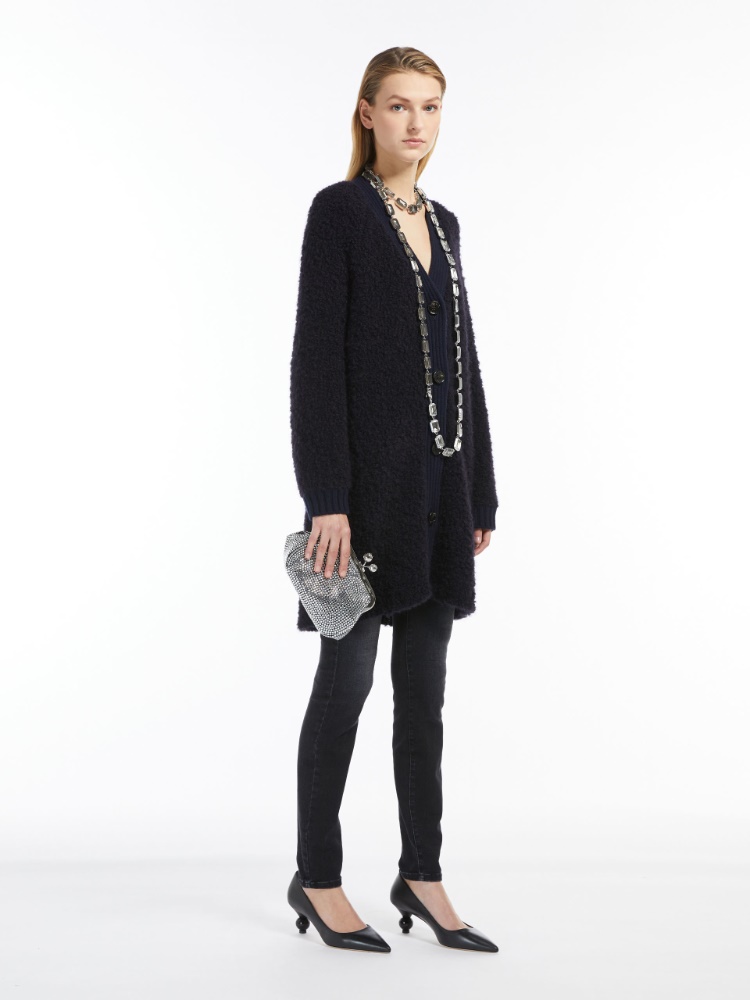 Small satin Pasticcino Bag, black - Weekend Max Mara