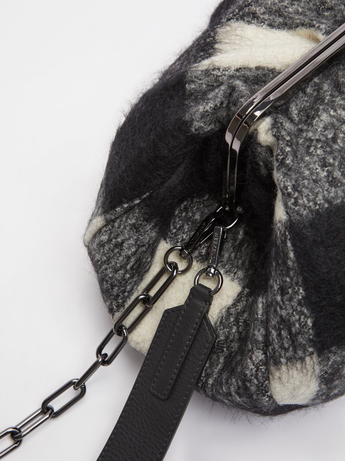 Large wool and alpaca Pasticcino Bag - WHITE - Weekend Max Mara - 4 Large wool and alpaca Pasticcino Bag - WHITE - Weekend Max Mara - 4