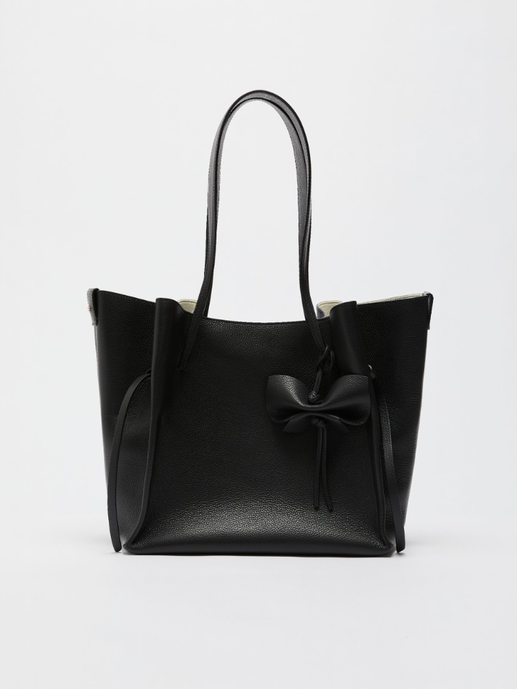 Leather shopping tote -  - Weekend Max Mara