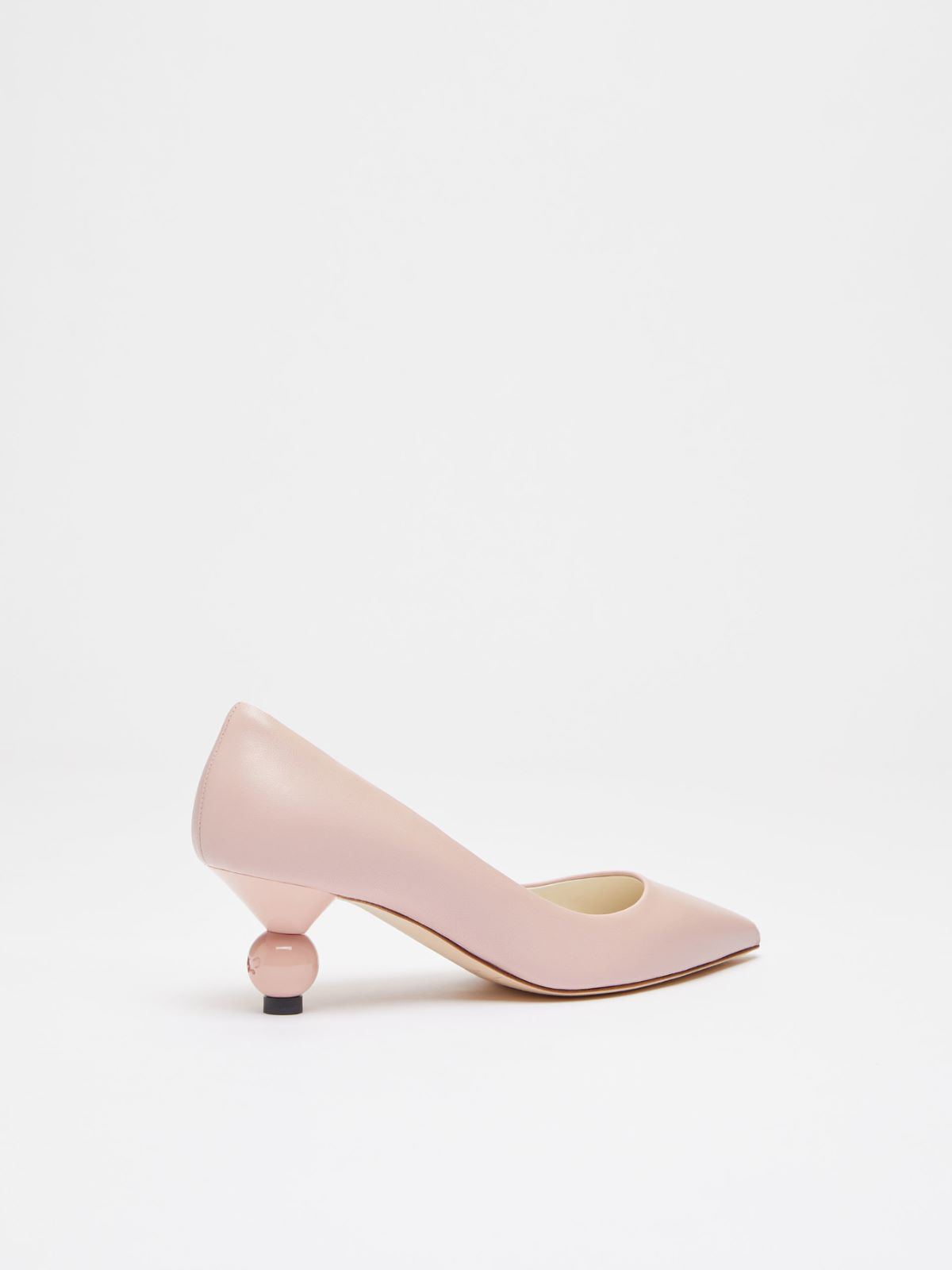 Nappa leather court shoes - ANTIQUE ROSE - Weekend Max Mara - 3