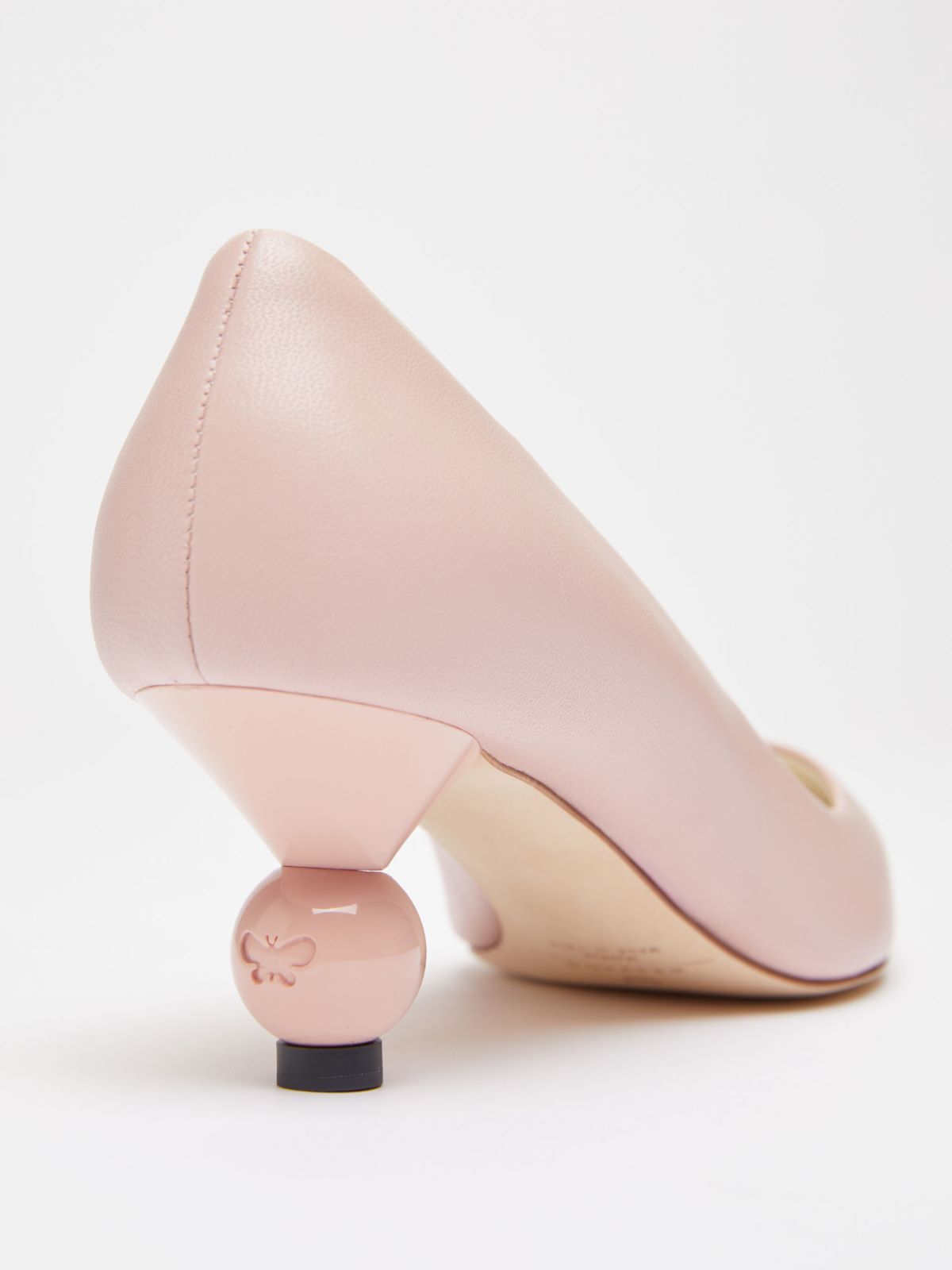Nappa leather court shoes - ANTIQUE ROSE - Weekend Max Mara - 4