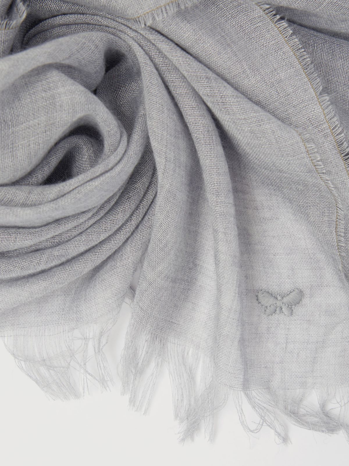Viscose and cashmere stole - LIGHT GREY - Weekend Max Mara - 2