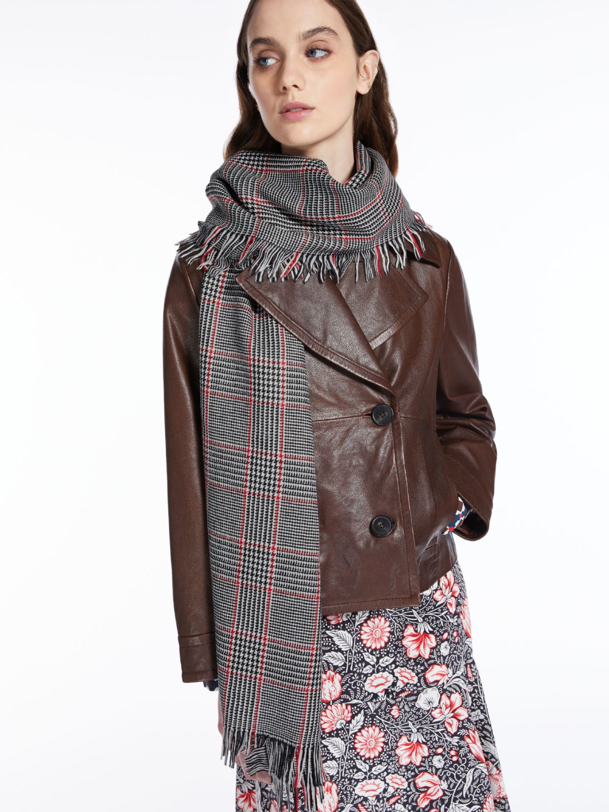 Wool scarf - BLACK - Weekend Max Mara - 6 Wool scarf - BLACK - Weekend Max Mara - 6