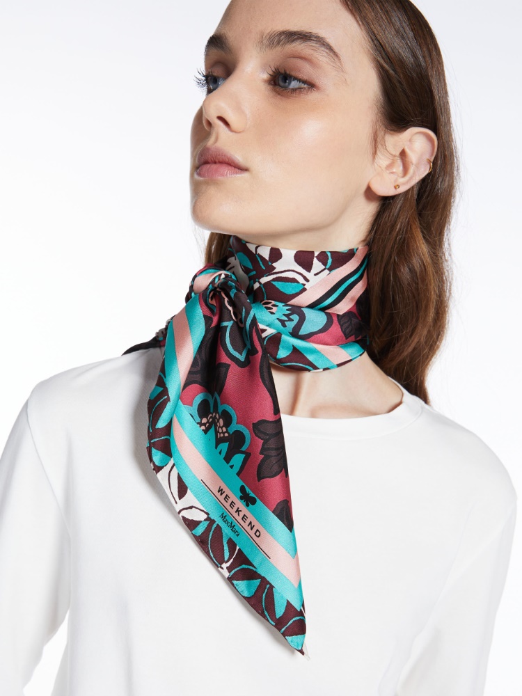 Silk twill neckerchief  -  - Weekend Max Mara - 2