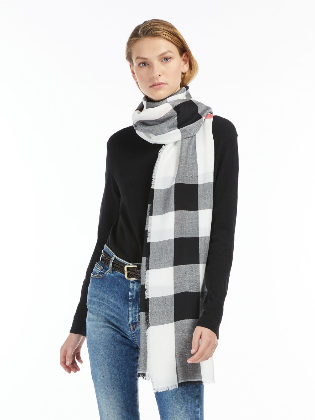Modal stole - RED - Weekend Max Mara - 4 Modal stole - RED - Weekend Max Mara - 4