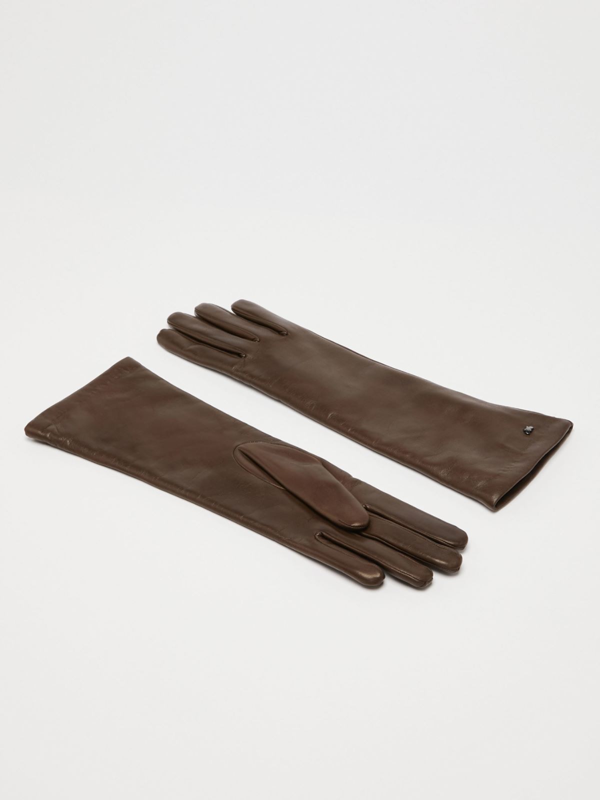 Nappa leather gloves  - BROWN - Weekend Max Mara