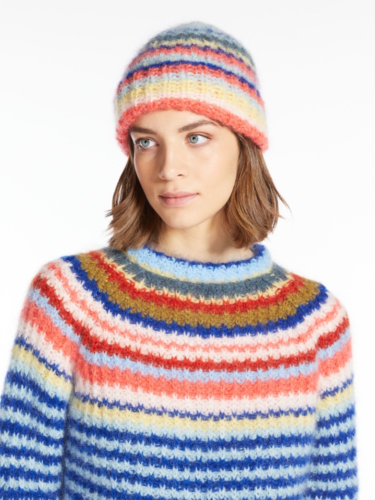 Mohair beanie, pastel green | Weekend Max Mara