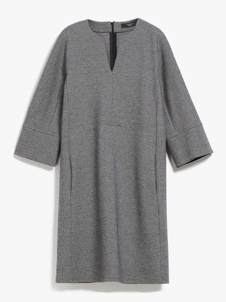 Jacquard jersey dress, black | Weekend Max Mara