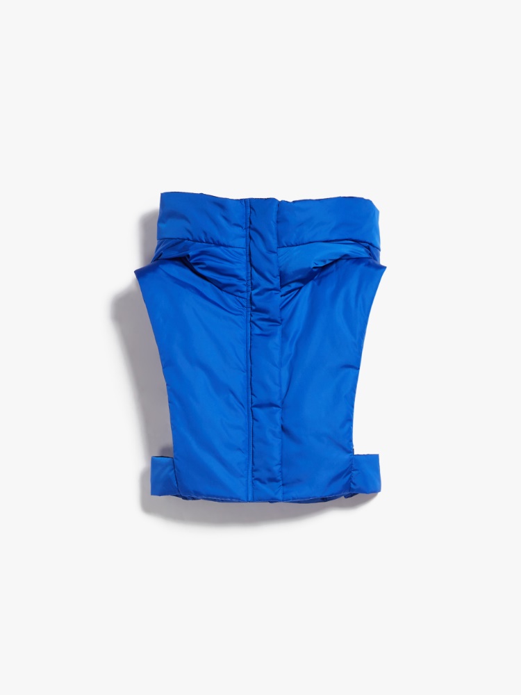 Technical fabric gilet, cornflower blue | Weekend Max Mara