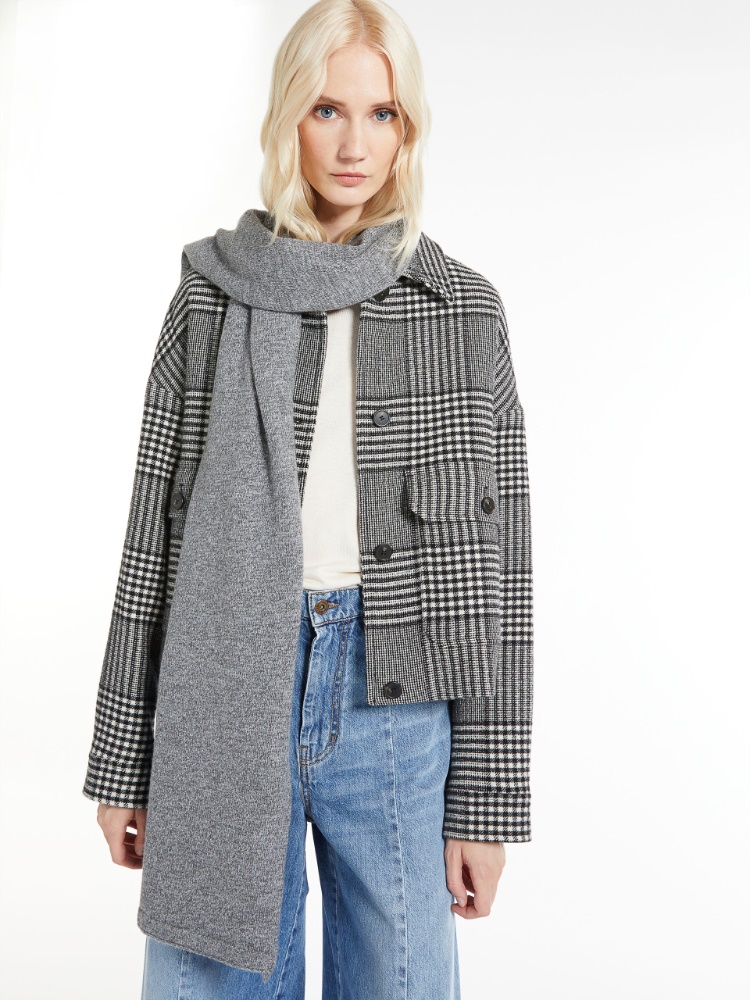 Rectangular stole , medium grey | Weekend Max Mara