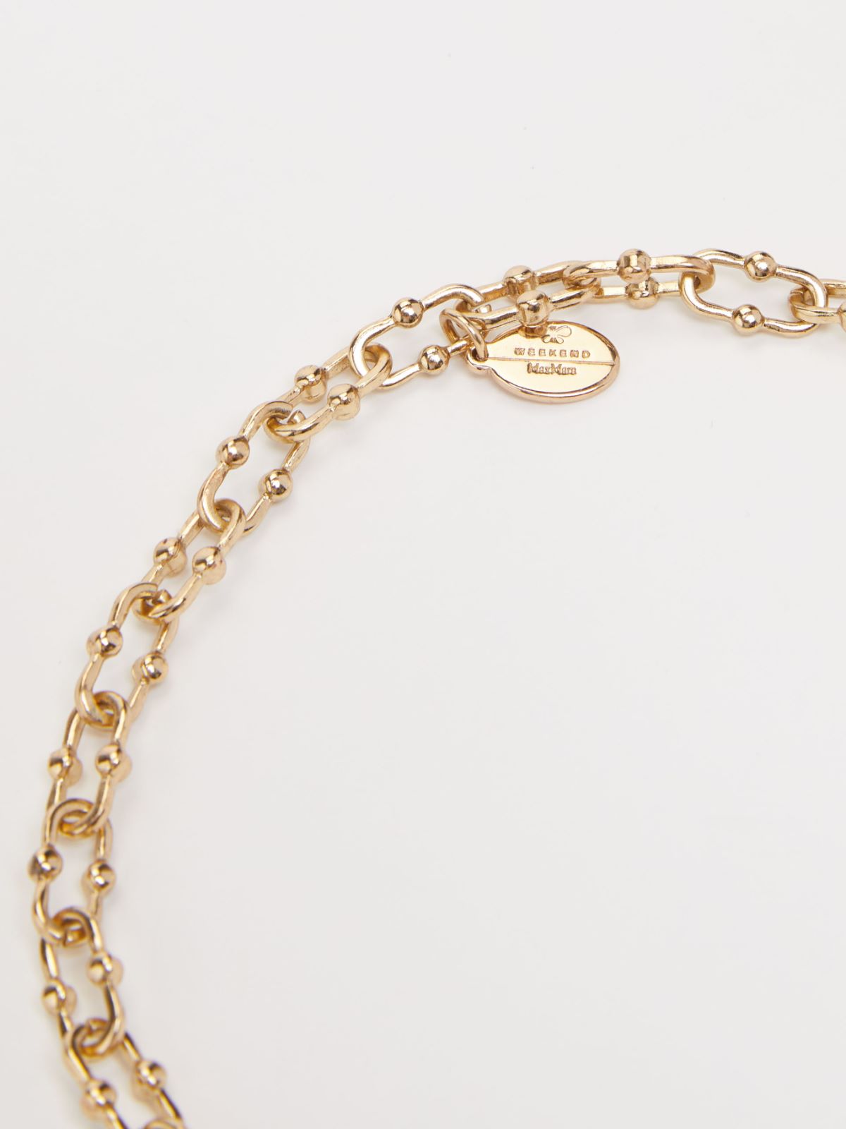 Rhinestone-adorned necklace - GOLD - Weekend Max Mara - 2