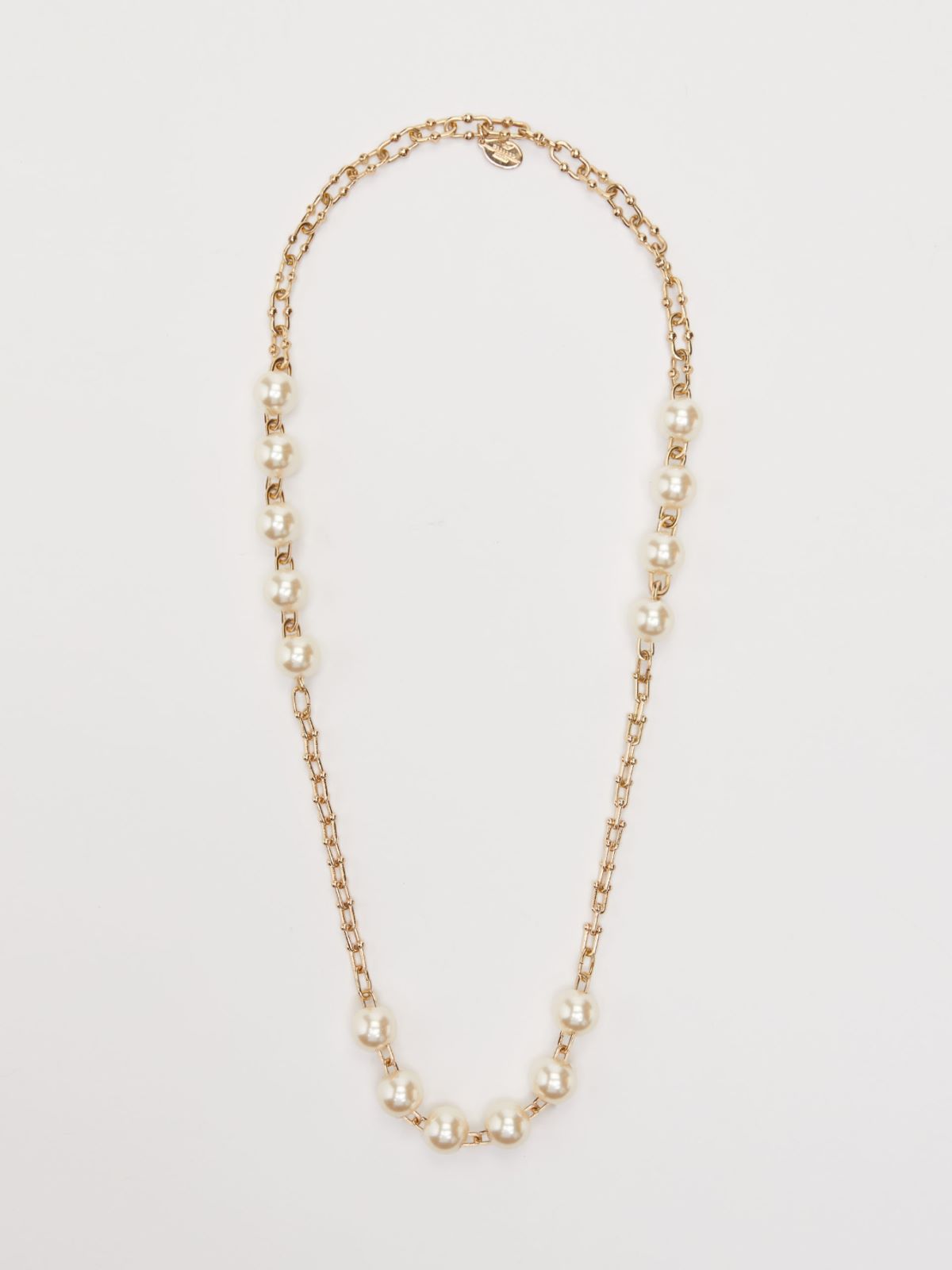 Rhinestone-adorned necklace - GOLD - Weekend Max Mara