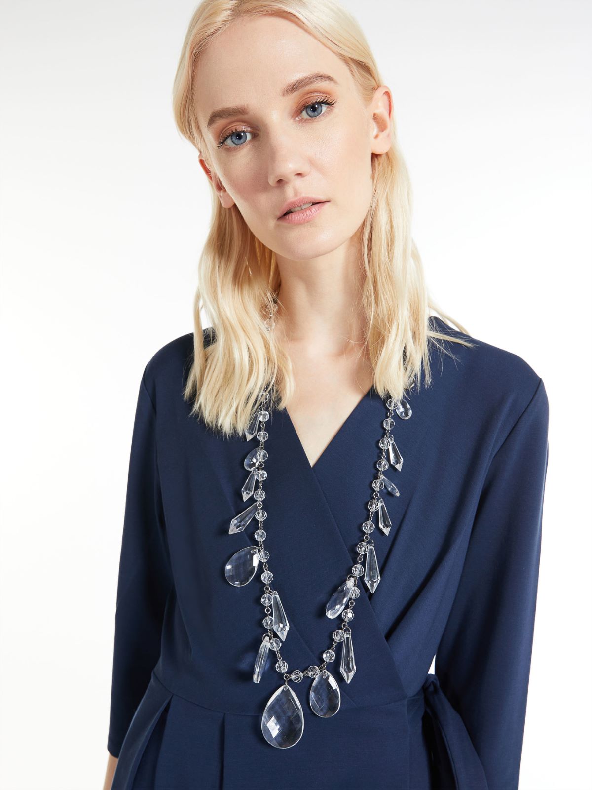 Pendant-adorned metal necklace - CRYSTAL - Weekend Max Mara - 3 Pendant-adorned metal necklace - CRYSTAL - Weekend Max Mara - 3