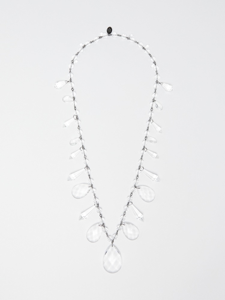 Pendant-adorned metal necklace  -  - Weekend Max Mara