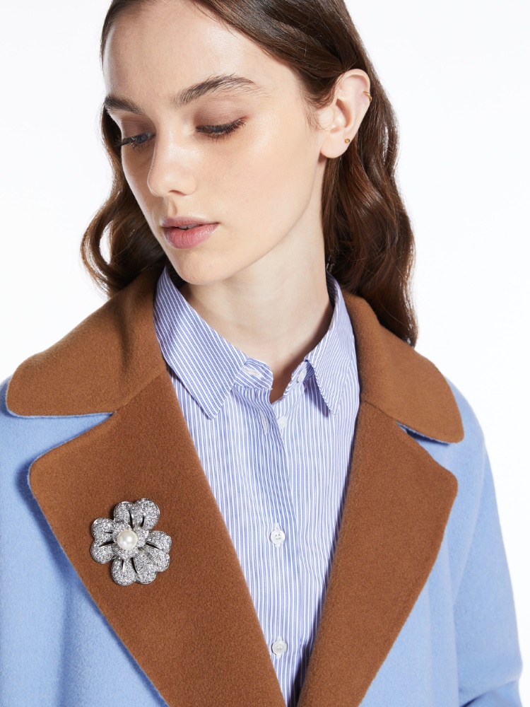 Metal and glass brooch , crystal - Weekend Max Mara