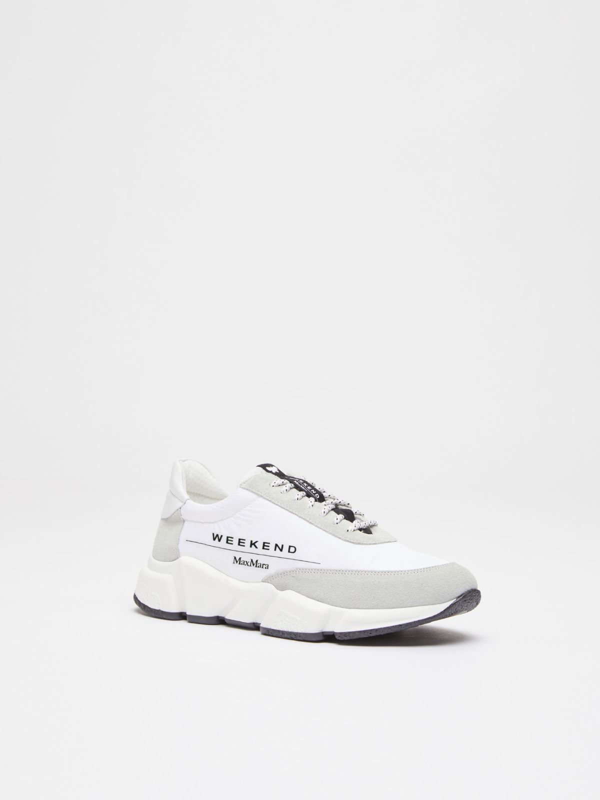 Leather and nylon sneakers Weekend Maxmara
