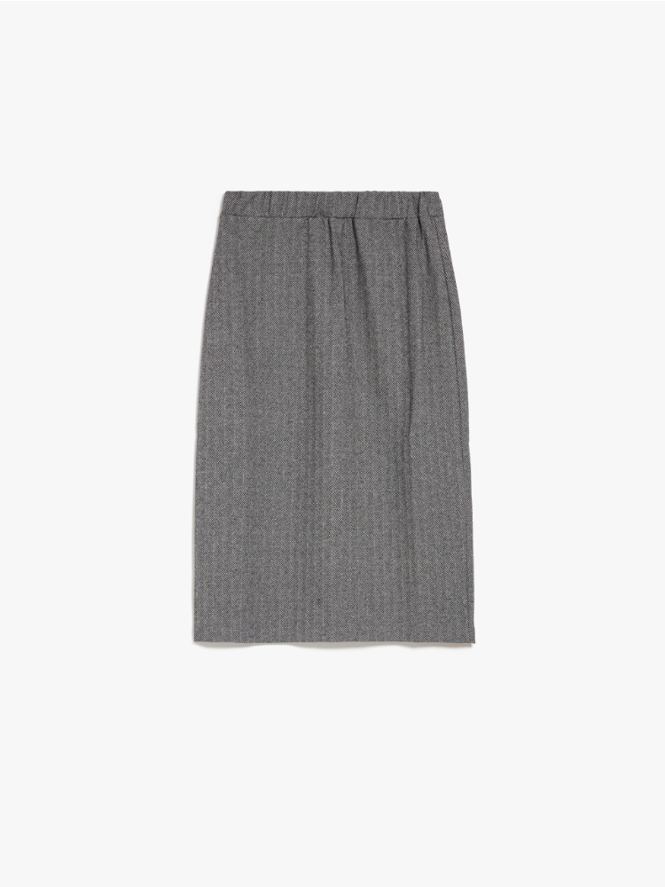 Jacquard jersey skirt, black | Weekend Max Mara