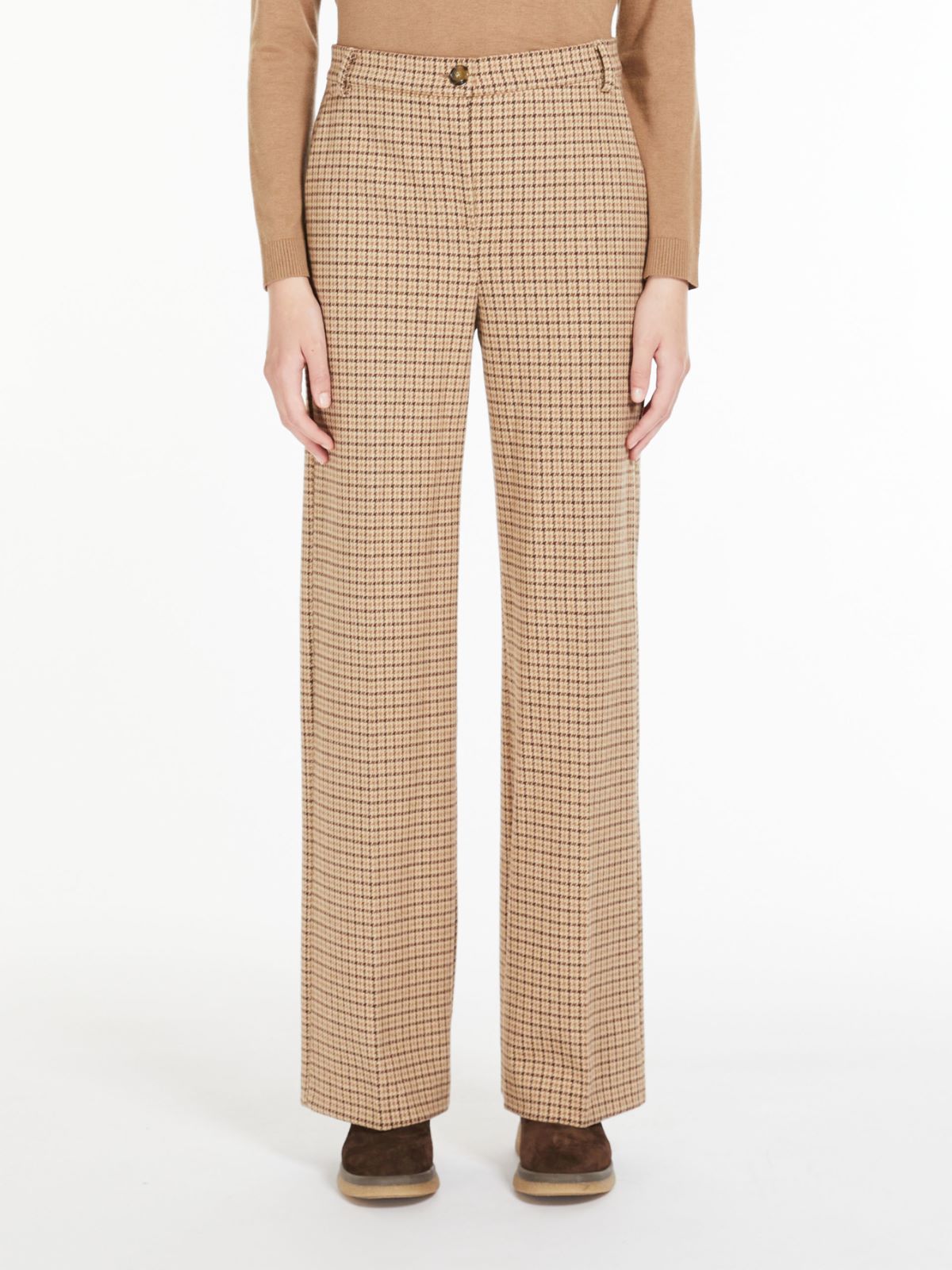 Jacquard jersey trousers - CAMEL - Weekend Max Mara - 2 Jacquard jersey trousers - CAMEL - Weekend Max Mara - 2