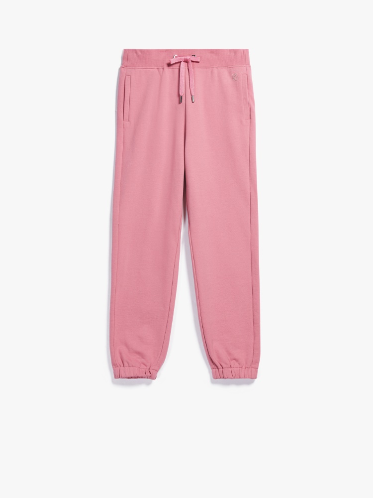 Cotton jersey trousers, antique rose - Weekend Max Mara