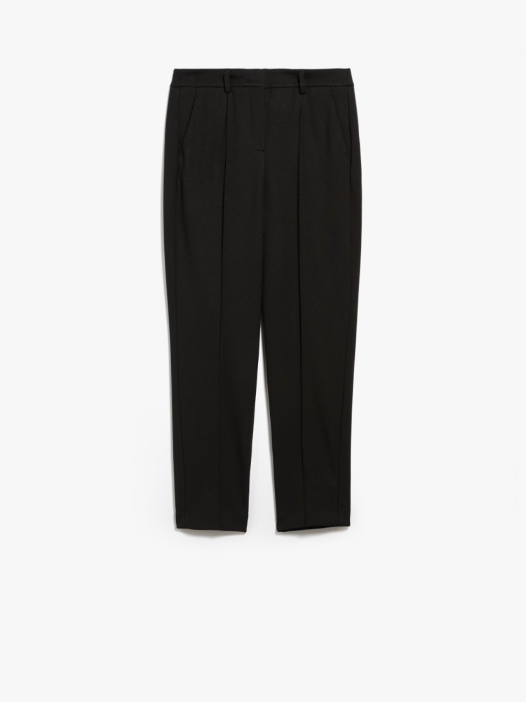 Viscose jersey trousers, black | Weekend Max Mara