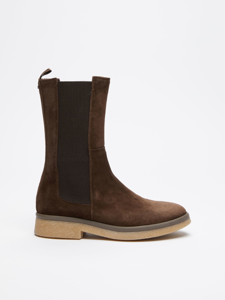 Leather ankle boots - DARK BOWN - Weekend Max Mara