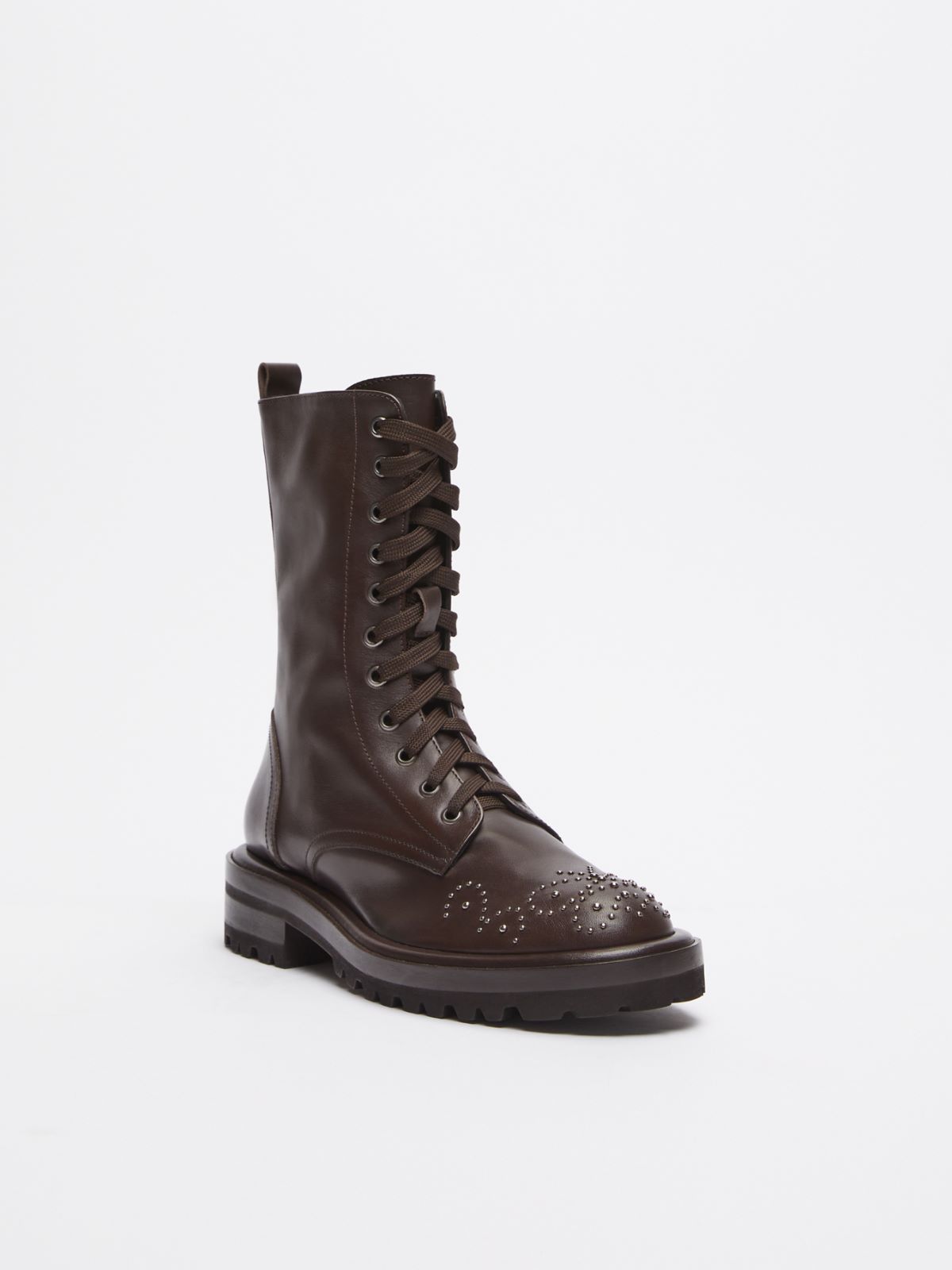 Lace-up ankle boots  - COFFEE - Weekend Max Mara - 2