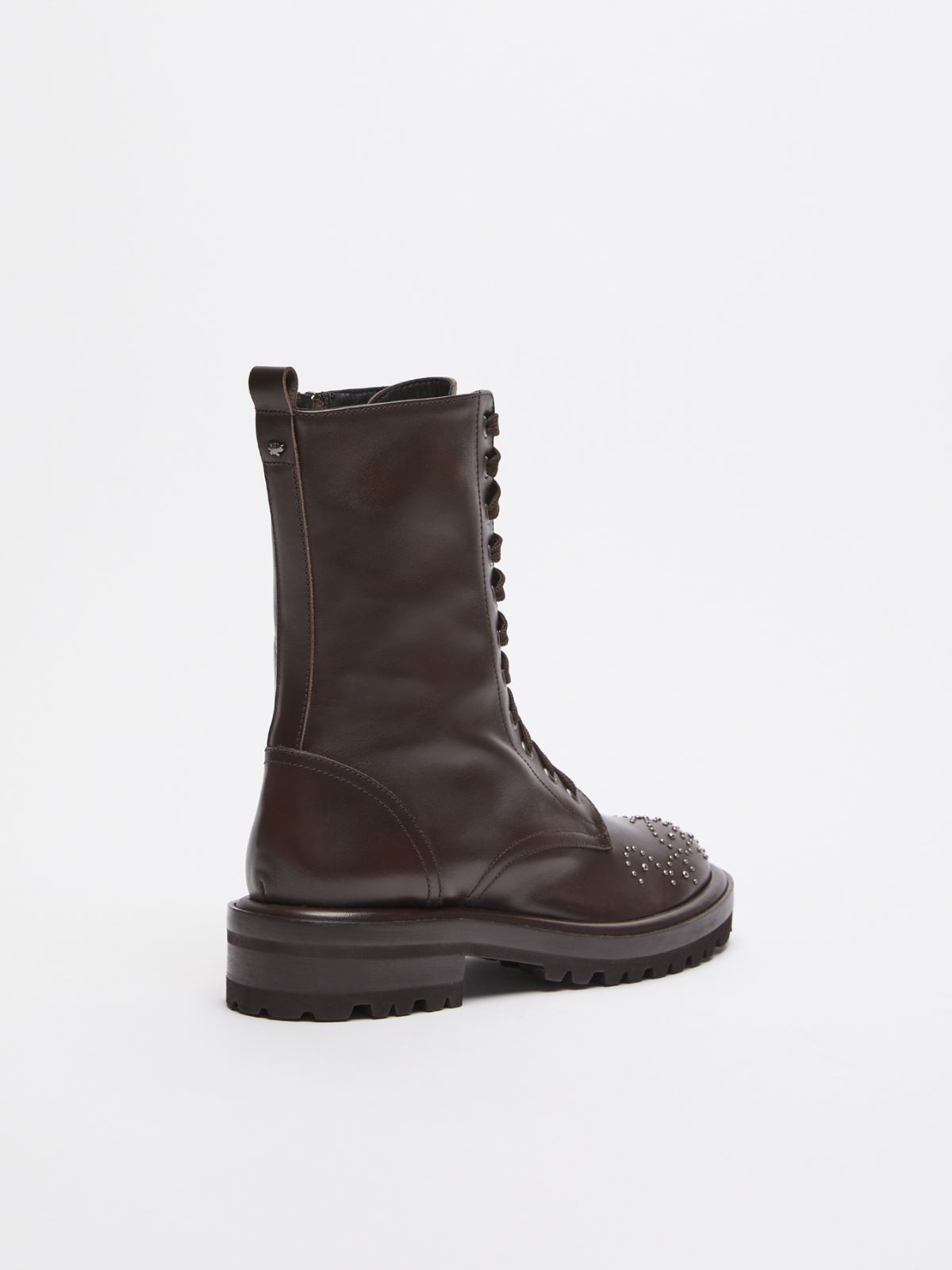 Lace-up ankle boots  - COFFEE - Weekend Max Mara - 3
