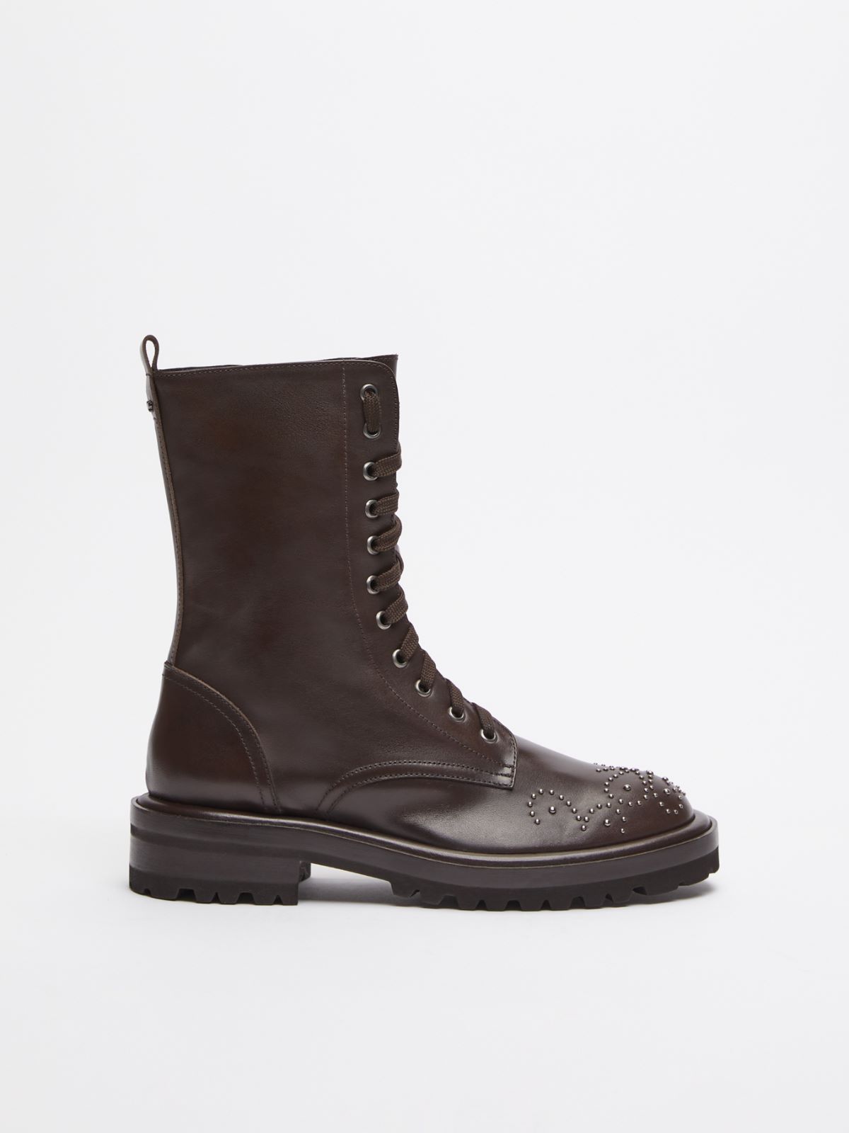 Lace-up ankle boots  - COFFEE - Weekend Max Mara