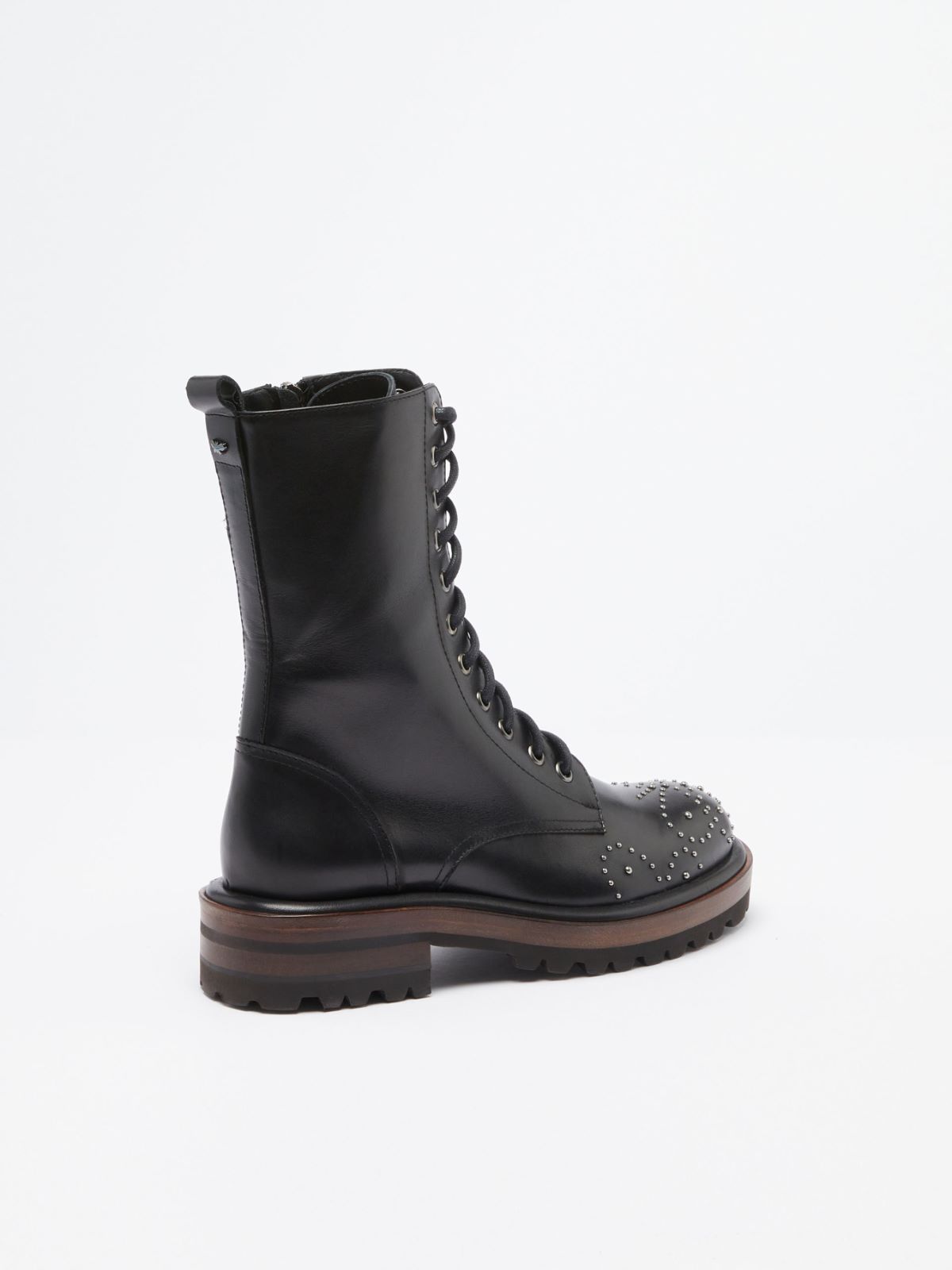 Lace-up ankle boots  - BLACK - Weekend Max Mara - 3
