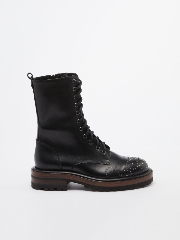Lace-up ankle boots  - BLACK - Weekend Max Mara