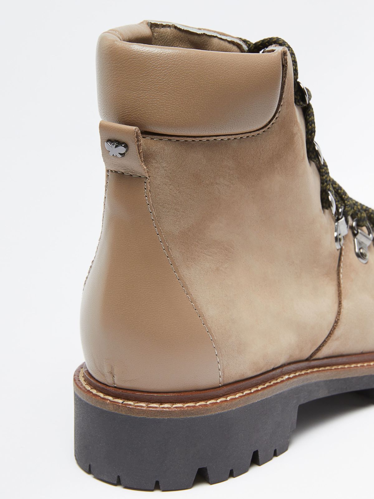 Water-repellent Nubuck leather mountain boots Weekend Maxmara