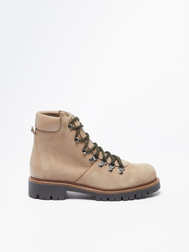 Water-repellent Nubuck leather mountain boots -  - Weekend Max Mara - 2