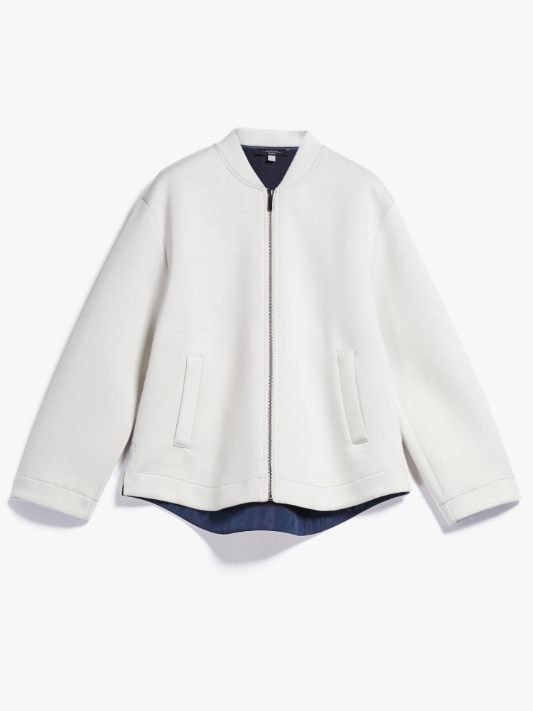 Viscose jersey jacket, ivory | Weekend Max Mara