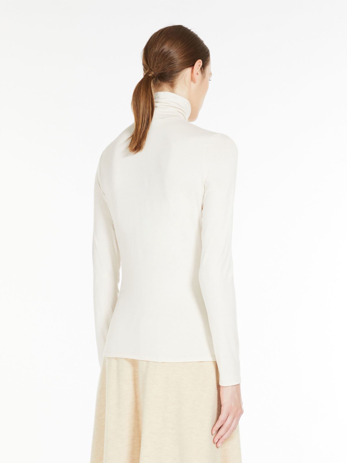 Viscose jersey top - MILK - Weekend Max Mara - 3 Viscose jersey top - MILK - Weekend Max Mara - 3