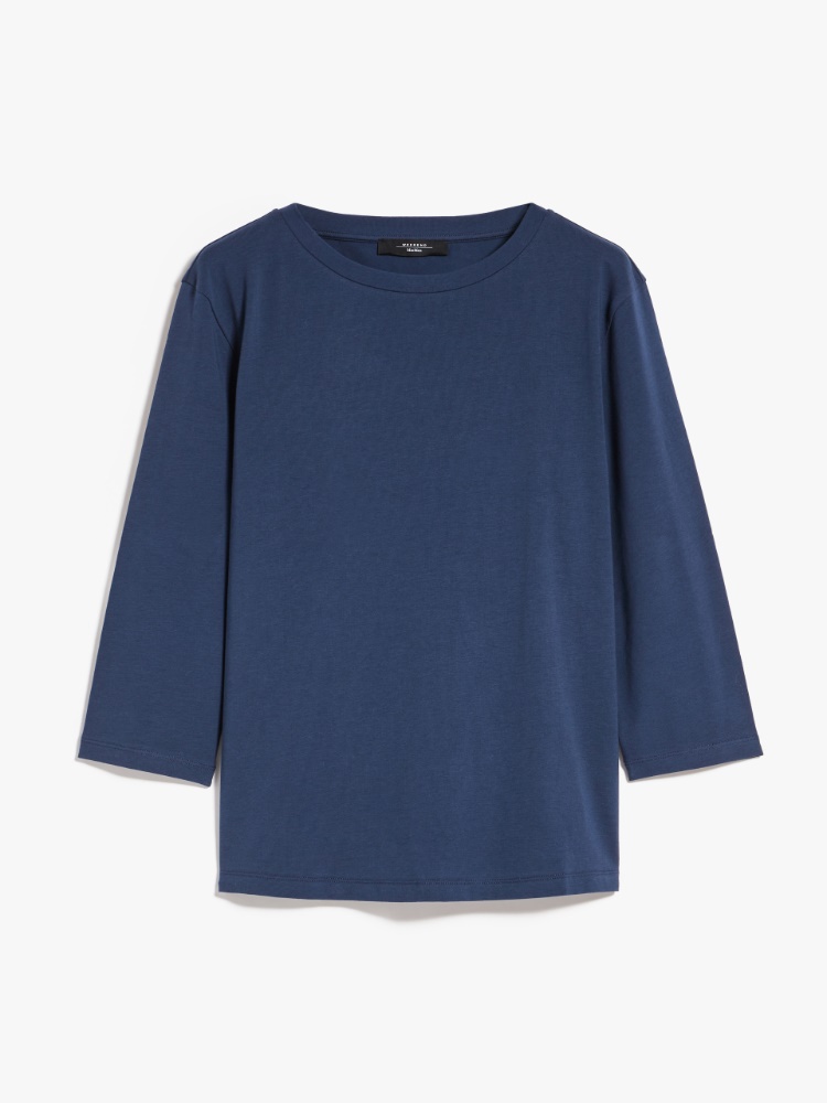 Cotton jersey T-shirt, midnightblue | Weekend Max Mara