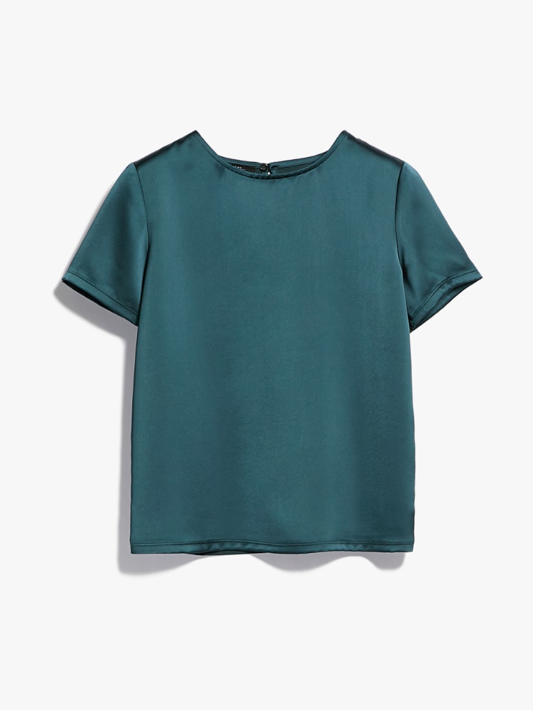 Satin T-shirt, oil - Weekend Max Mara