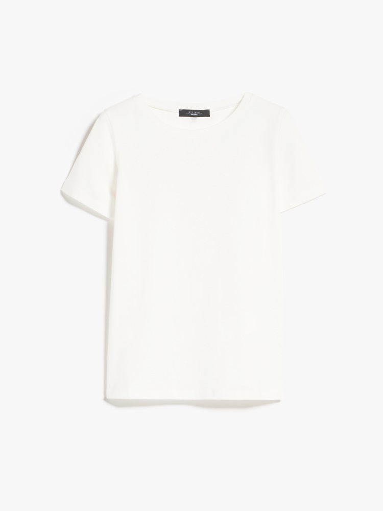 Cotton jersey T-shirt - WHITE - Weekend Max Mara