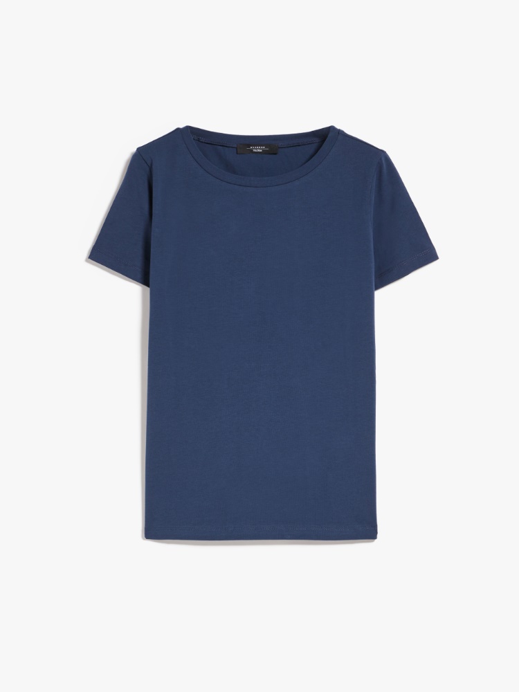 Cotton jersey T-shirt, midnightblue | Weekend Max Mara