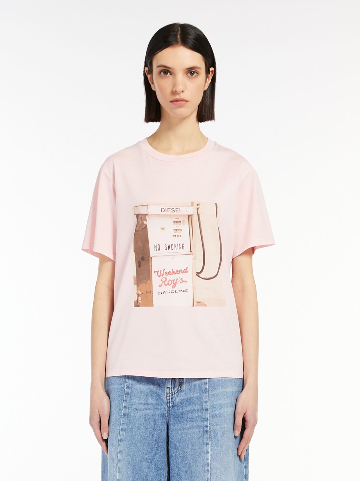 Cotton jersey T-shirt - PINK - Weekend Max Mara - 2 Cotton jersey T-shirt - PINK - Weekend Max Mara - 2