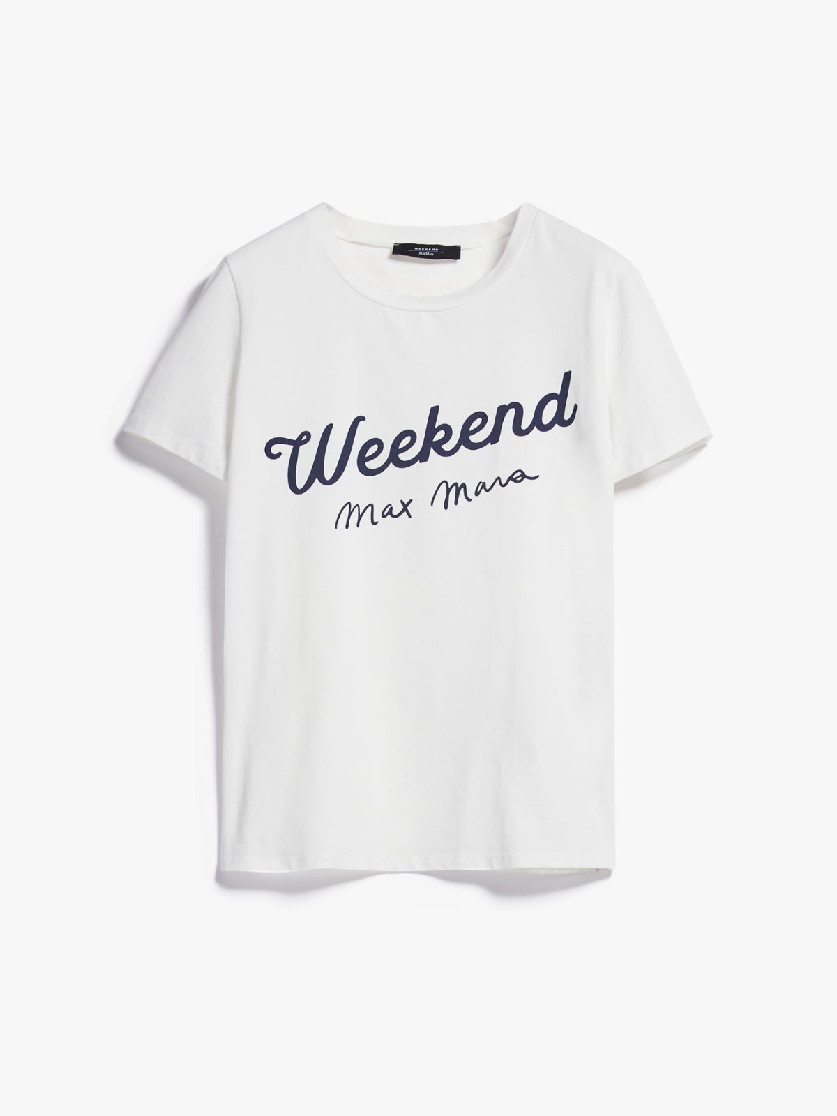 Cotton T-shirt - MILK - Weekend Max Mara - 6