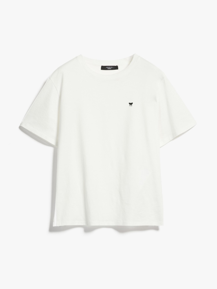 Cotton jersey T-shirt, white | Weekend Max Mara