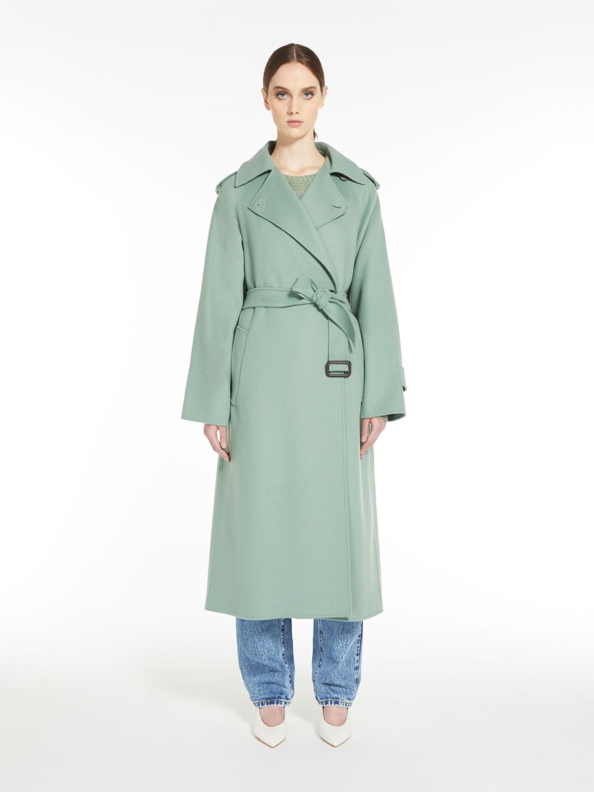 Double-breasted trench coat - SAGE GREEN - Weekend Max Mara - 2