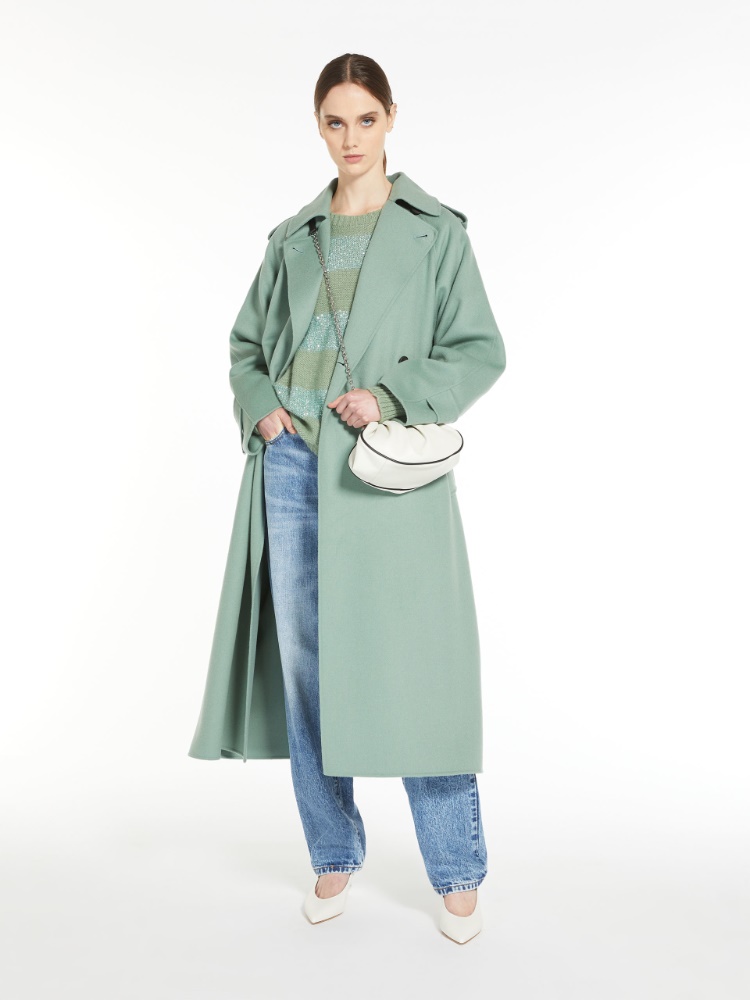 Double-breasted trench coat - SAGE GREEN - Weekend Max Mara