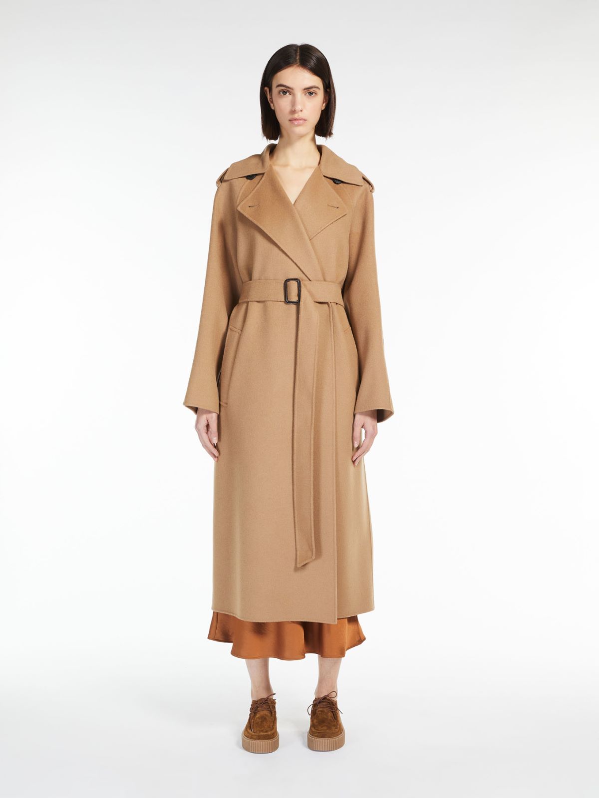 Bidrag hun er by Double-breasted trench coat, camel | Weekend Max Mara