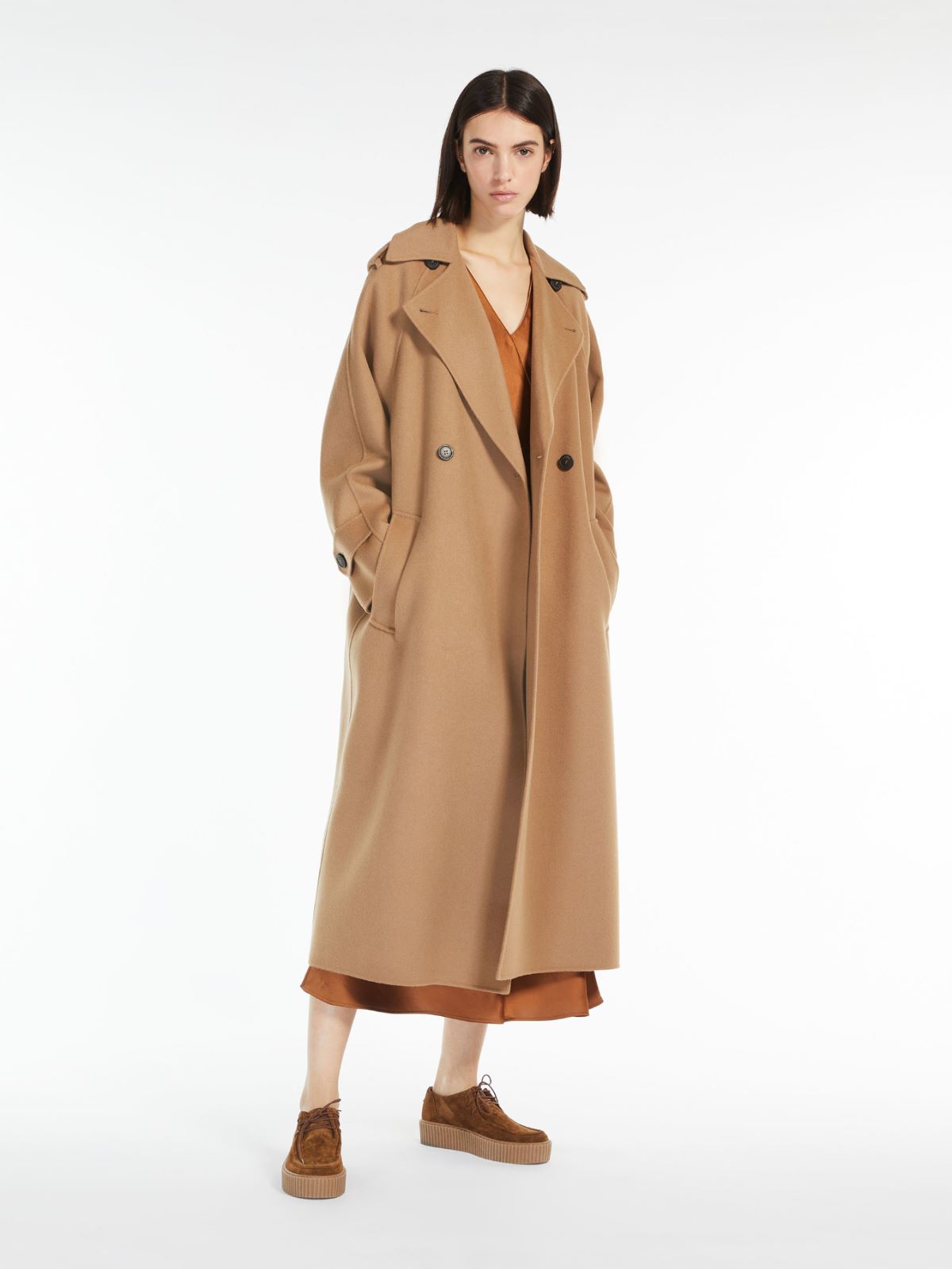 Bidrag hun er by Double-breasted trench coat, camel | Weekend Max Mara