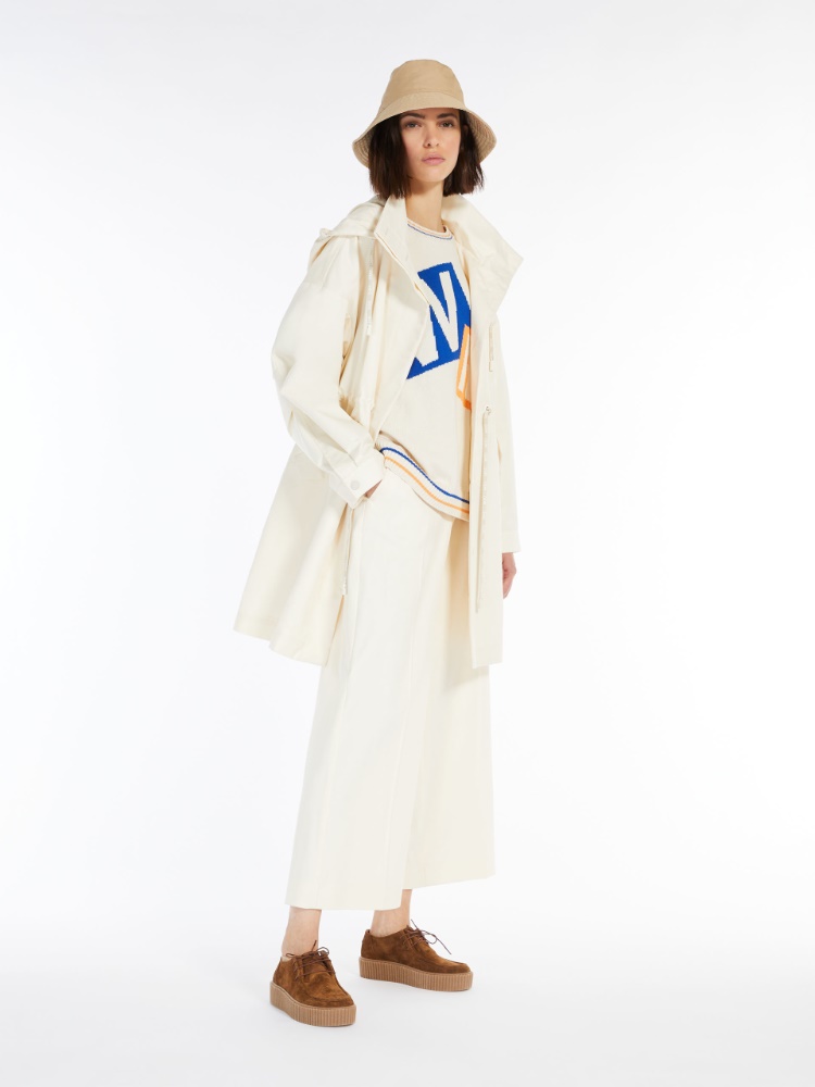 Water-resistant cotton parka - IVORY - Weekend Max Mara