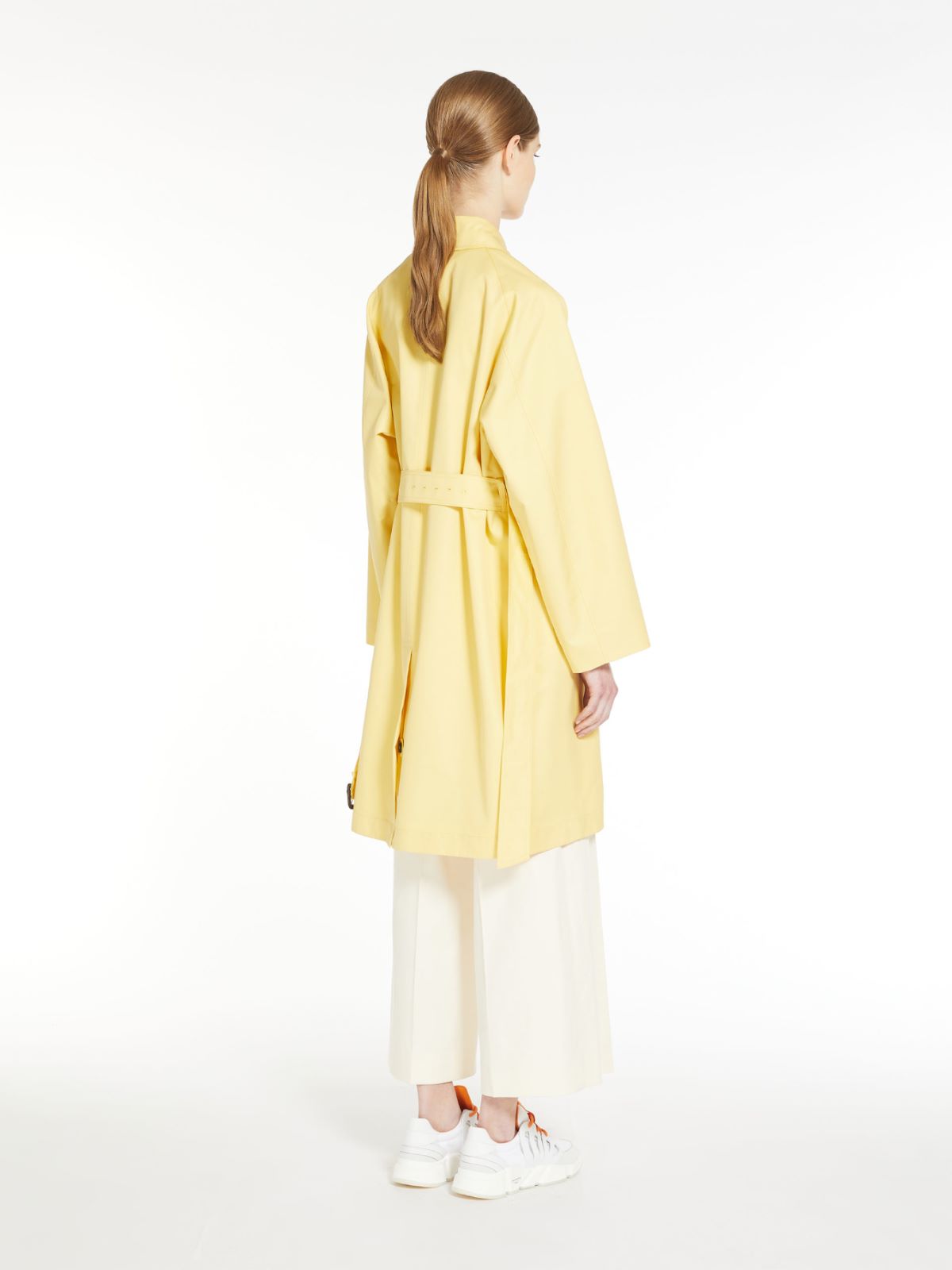 Water-resistant cotton trench coat - YELLOW - Weekend Max Mara - 3