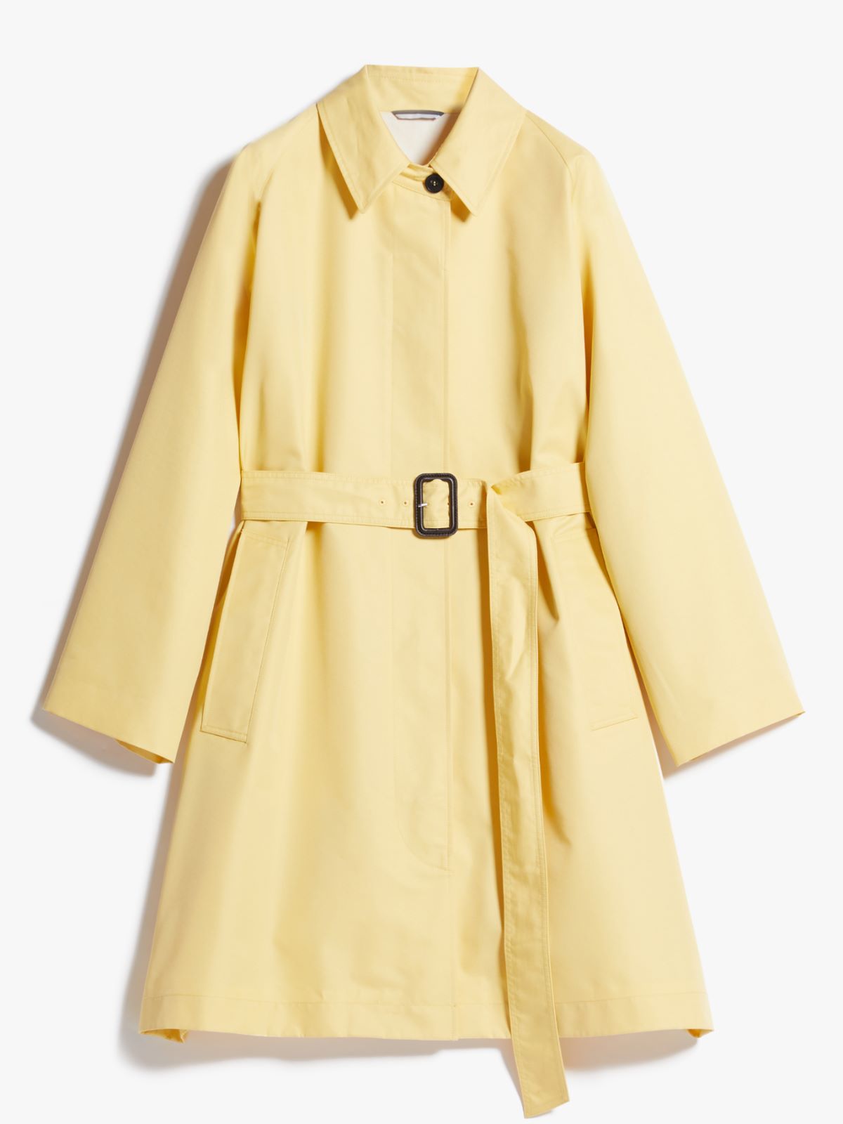 Water-resistant cotton trench coat - YELLOW - Weekend Max Mara - 6