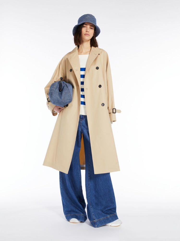 Reversible, water-resistant cotton trench coat - HONEY - Weekend Max Mara - 2
